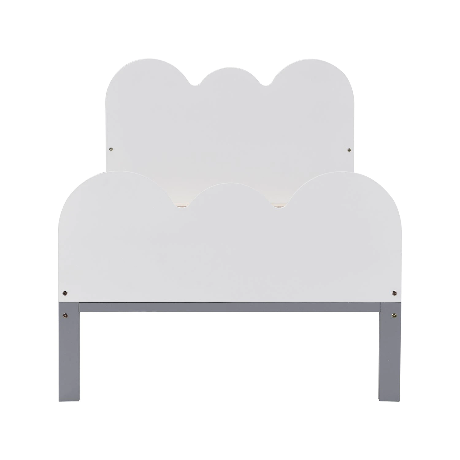 Hedwig Wooden Cloud Headboard Kid's Single Bed 4 Hedwig Wooden Cloud Headboard Kid's Single Bed - Image 4