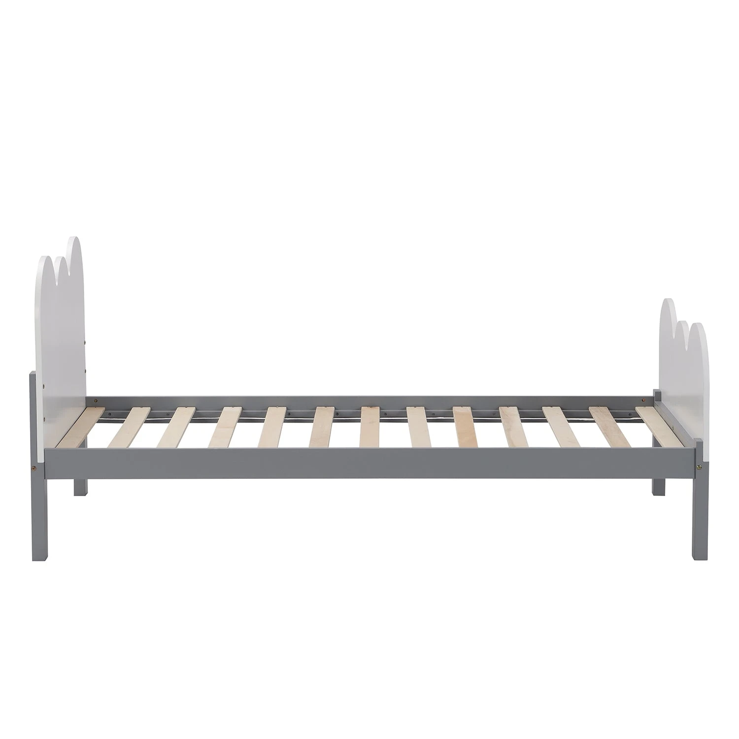 Hedwig Wooden Cloud Headboard Kid's Single Bed 6 Hedwig Wooden Cloud Headboard Kid's Single Bed - Image 6