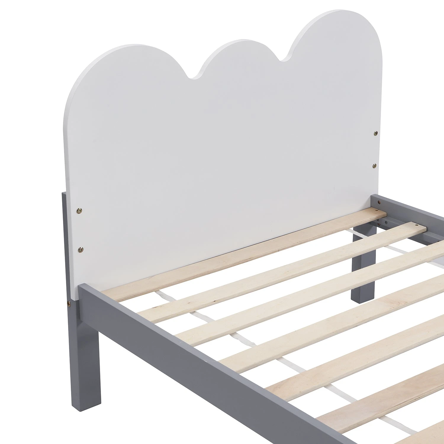 Hedwig Wooden Cloud Headboard Kid's Single Bed 7 Hedwig Wooden Cloud Headboard Kid's Single Bed - Image 7