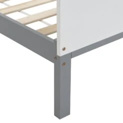 Hedwig Wooden Cloud Headboard Kid's Single Bed 16 Hedwig Wooden Cloud Headboard Kid's Single Bed -Daals Store JIN 018 WHITE detail2