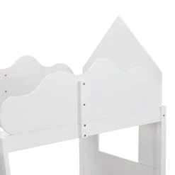 Newton White Solid Wood Kid's Treehouse Bunk Bed -Daals Store JIN 019 WHITE detail1