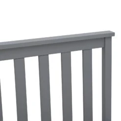 Linnelle Solid Wood Bed Frame In Grey -Daals Store JIN 02 GREY detail1