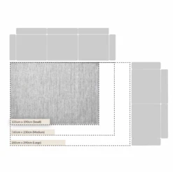 Aurora Hand Braided Cream Jute Rug 16 Aurora Hand Braided Cream Jute Rug -Daals Store KI AURORA RUG CREAM CHART