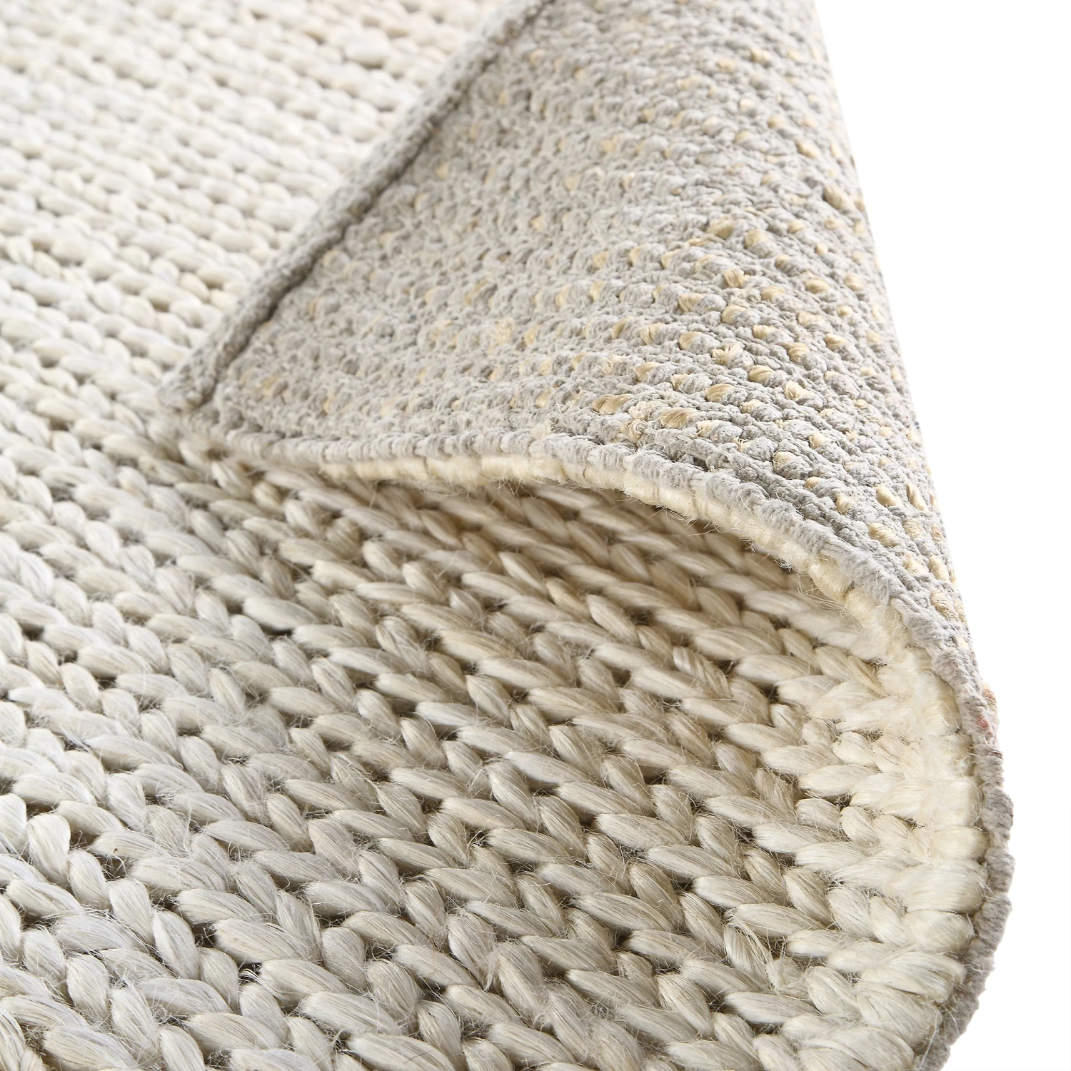 Aurora Hand Braided Cream Jute Rug 10 Aurora Hand Braided Cream Jute Rug - Image 10