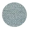 Avanti Handwoven Aquamarine Bobble Wool Round Rug 19 Avanti Handwoven Aquamarine Bobble Wool Round Rug -Daals Store KI AVANTI RUG ROUND BL WB1