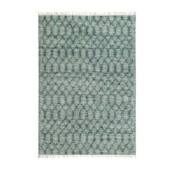 Avanti Handwoven Aquamarine Bobble Wool Rug 14 Avanti Handwoven Aquamarine Bobble Wool Rug -Daals Store KI AVANTIRUG BL WB1