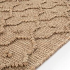 Casablanca Trellis Handwoven & Knotted Natural Jute Rug 15 Casablanca Trellis Handwoven & Knotted Natural Jute Rug -Daals Store KI CASABLANCA RUG detail3
