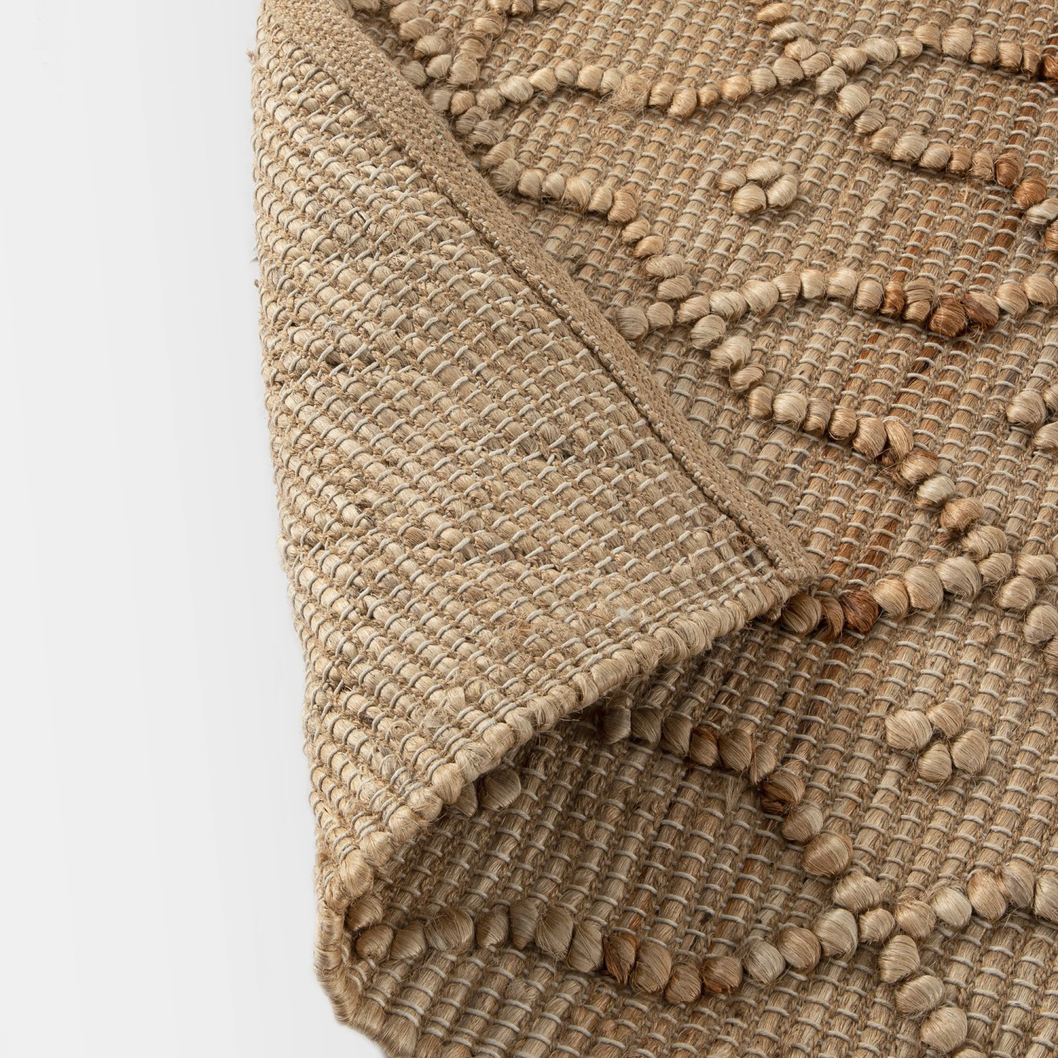 Casablanca Trellis Handwoven & Knotted Natural Jute Rug 8 Casablanca Trellis Handwoven & Knotted Natural Jute Rug - Image 8