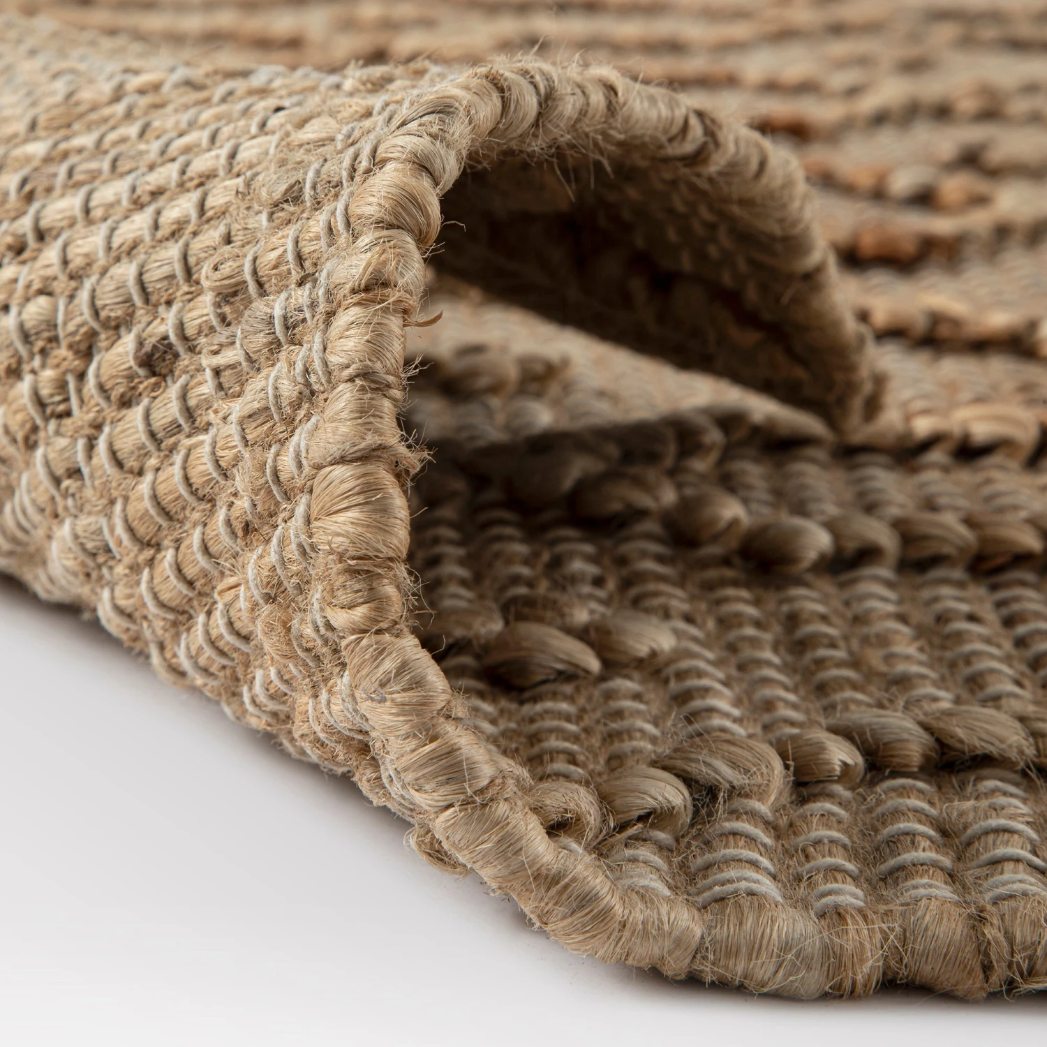 Casablanca Trellis Handwoven & Knotted Natural Jute Rug 9 Casablanca Trellis Handwoven & Knotted Natural Jute Rug - Image 9