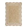 Evie Hand Braided Jute Scallop Rectangular Rug 21 Evie Hand Braided Jute Scallop Rectangular Rug -Daals Store KI EVIE RUG WB1