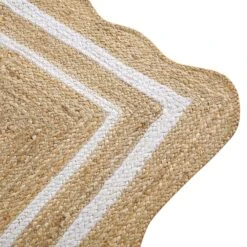 Evie Hand Braided Jute Scallop Runner 12 Evie Hand Braided Jute Scallop Runner -Daals Store KI EVIE RUNNER detail1