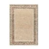 Ezri Border Brown Handwoven Wool & Jute Rug -Daals Store KI EZRI RUG WB1