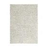 Geo Curve Cream Hand Tufted New Zealand Wool Rectangular Rug 12 Geo Curve Cream Hand Tufted New Zealand Wool Rectangular Rug -Daals Store KI GEOCURVE RUG WB1