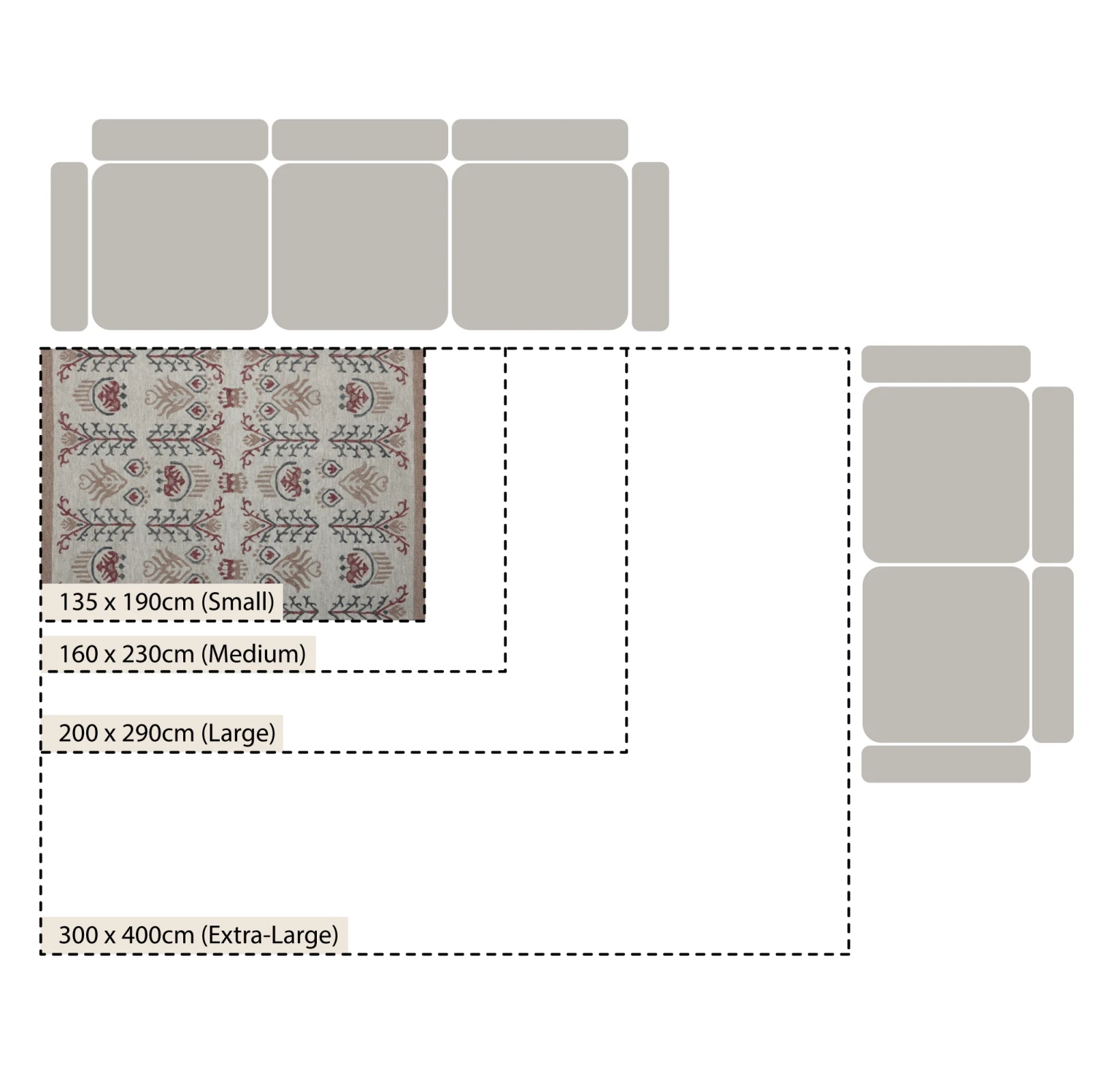 Kadiri Ikat Hand Tufted Wool Rug β Deep Red & Blue Geometric Traditional Indian Area Rug 5 Kadiri Ikat Hand Tufted Wool Rug β Deep Red & Blue Geometric Traditional Indian Area Rug - Image 5