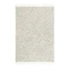 Lexi Neutral Cream Geometric Diamond – Hand Tufted New Zealand Wool Rectangular Rug with Tassels -Daals Store KI LEXI RUG WB1