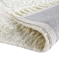 Lexi Cream Neutral Geometric Diamond – Hand Tufted New Zealand Wool 3D Runner Rug -Daals Store KI LEXI RUNNER detail4