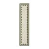 Matilda Olive Green Scallop Border – Cream & Olive Handwoven Wool Runner Rug 15 Matilda Olive Green Scallop Border – Cream & Olive Handwoven Wool Runner Rug -Daals Store KI MATILDA RUG OLIVE RUNNER WB1