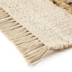 Noa Linear Cream Handwoven Wool Rug -Daals Store KI NOA RUG detail3