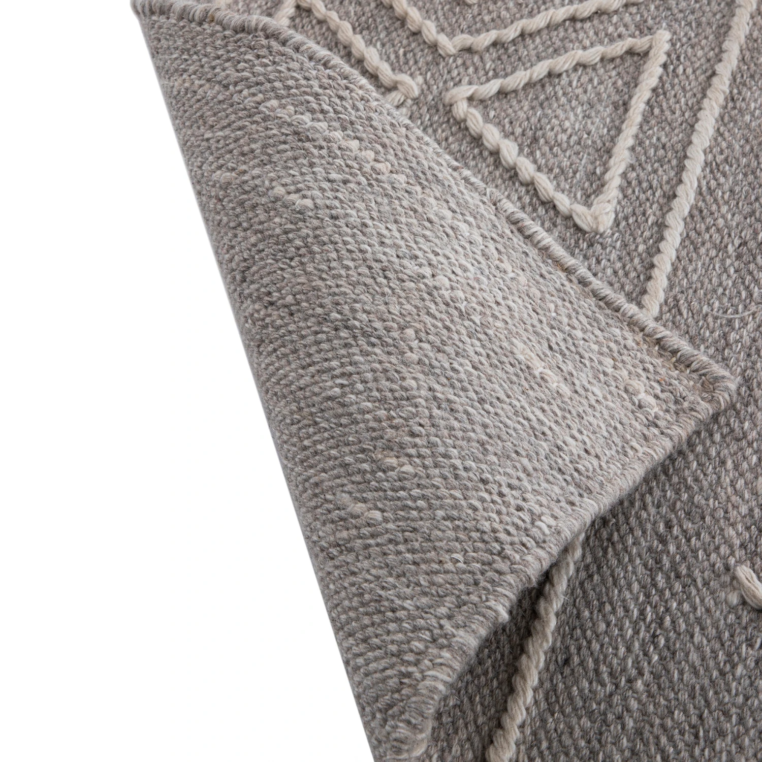 Nyla Aztec Indoor Outdoor Handwoven Steel Grey Rug 7 Nyla Aztec Indoor Outdoor Handwoven Steel Grey Rug - Image 7