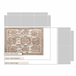 Varanasi Traditional Hand Tufted Wool Rug 12 Varanasi Traditional Hand Tufted Wool Rug -Daals Store KI VARANASI RUG CHART