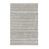 Villa Stripe Indoor Outdoor Handwoven Grey Rug