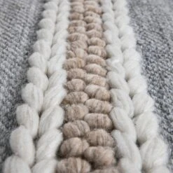 Villa Stripe Indoor Outdoor Handwoven Grey Rug 14 Villa Stripe Indoor Outdoor Handwoven Grey Rug -Daals Store KI VILLA RUG detail3