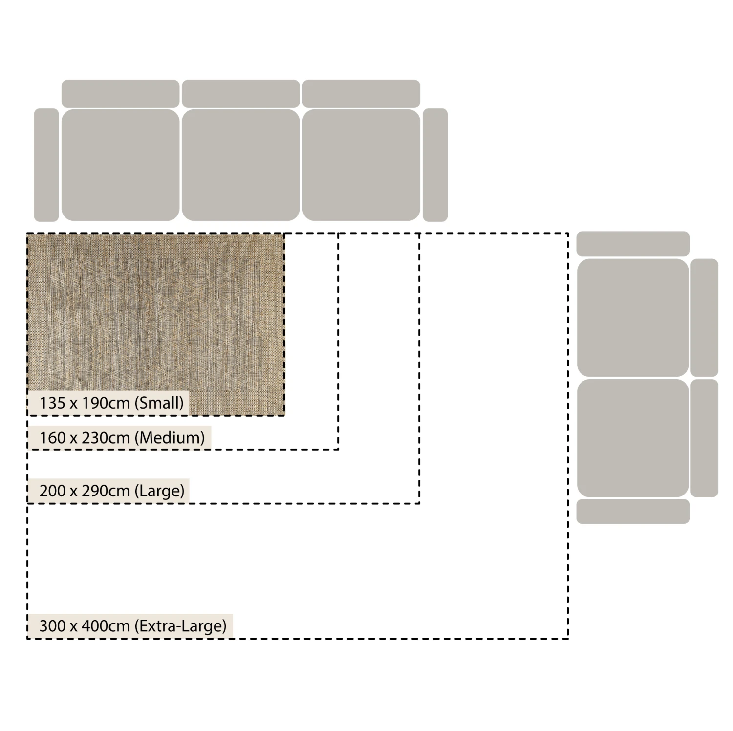 Cambria Wool And Jute Handwoven Patterned Rectangular Rug 4 Cambria Wool And Jute Handwoven Patterned Rectangular Rug - Image 4