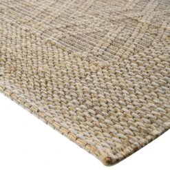 Cambria Wool And Jute Handwoven Patterned Rectangular Rug 11 Cambria Wool And Jute Handwoven Patterned Rectangular Rug -Daals Store KI WJUTE RUG detail2