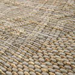 Cambria Wool And Jute Handwoven Patterned Rectangular Rug 12 Cambria Wool And Jute Handwoven Patterned Rectangular Rug -Daals Store KI WJUTE RUG detail3