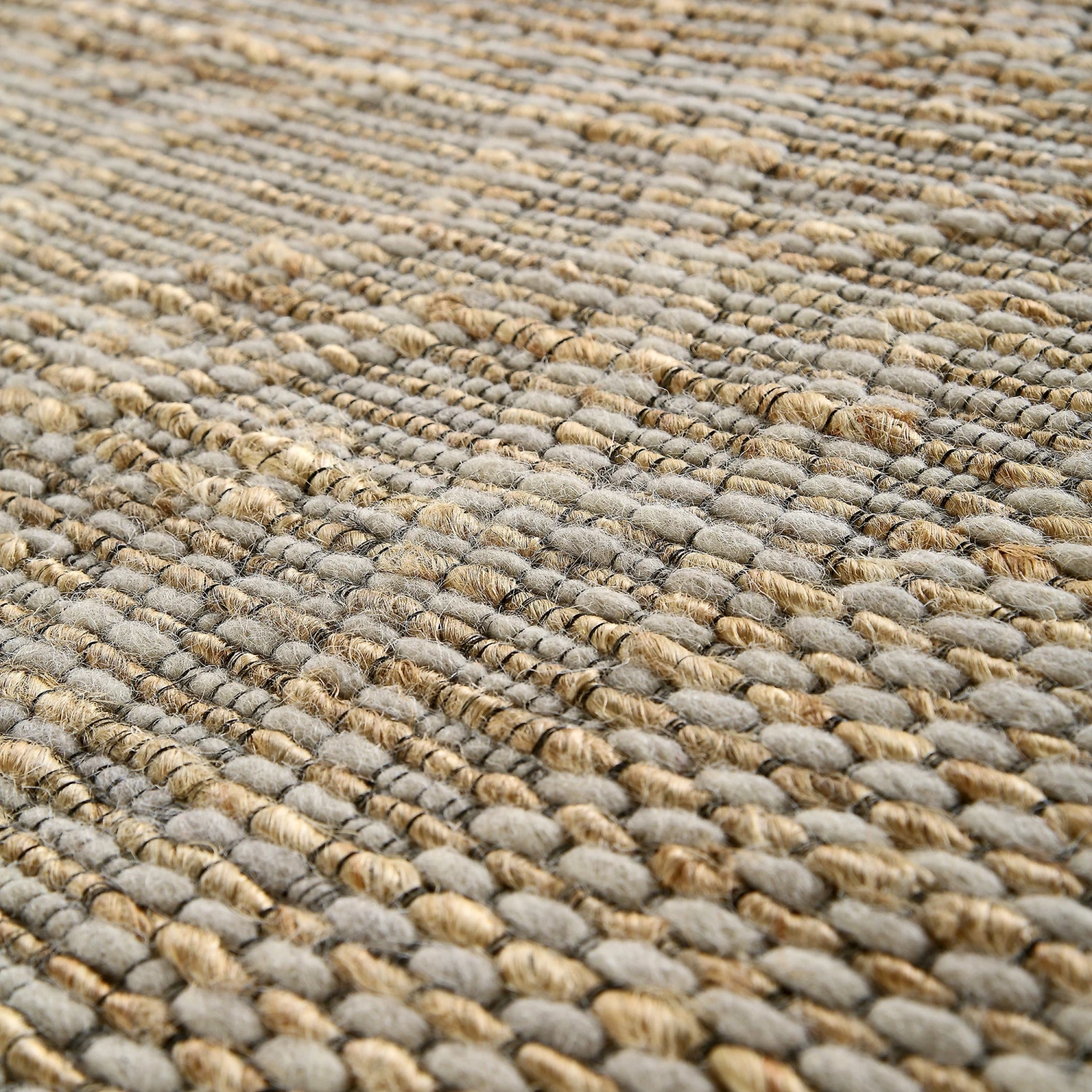 Cambria Wool And Jute Handwoven Patterned Rectangular Rug 6 Cambria Wool And Jute Handwoven Patterned Rectangular Rug - Image 6