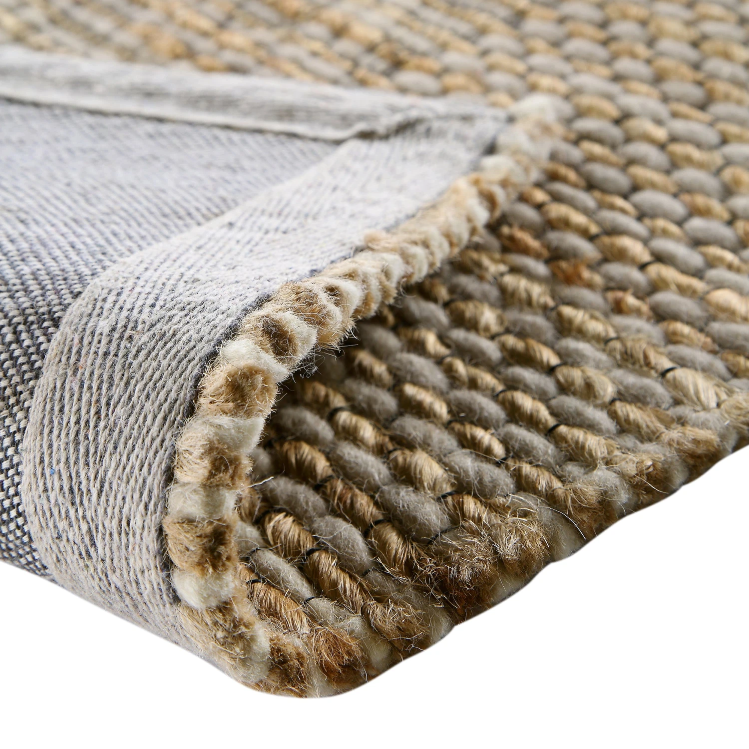 Cambria Wool And Jute Handwoven Patterned Rectangular Rug 7 Cambria Wool And Jute Handwoven Patterned Rectangular Rug - Image 7