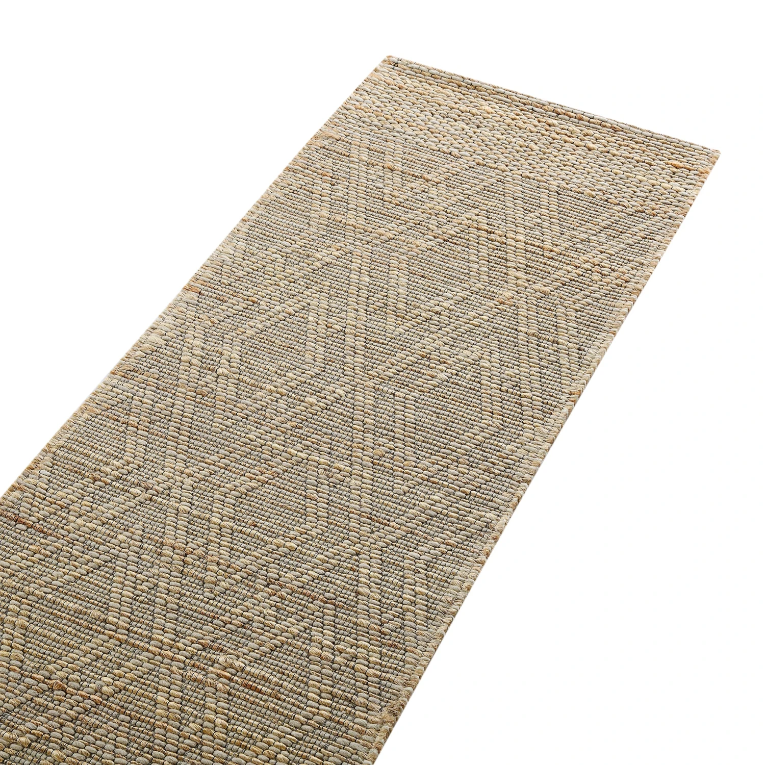Cambria Wool And Jute Handwoven Patterned Runner 6 Cambria Wool And Jute Handwoven Patterned Runner - Image 6