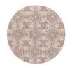 Yasmin Kilim Pink Handwoven Wool & Jute Round Rug