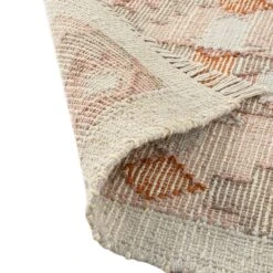 Yasmin Kilim Pink Handwoven Wool & Jute Rug 17 Yasmin Kilim Pink Handwoven Wool & Jute Rug -Daals Store KI YASMIN RUG KILIM detail5