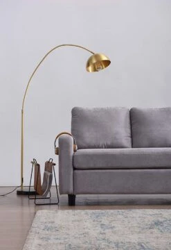 Campbell 3 Seater Sofa With Reversible Chaise In Light Grey -Daals Store LVSF 01 LGREY scene4