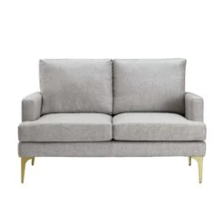Haven Grey Fabric 2-Seater Sofa -Daals Store LVSF 169 LGREYFAB 2ST WB1