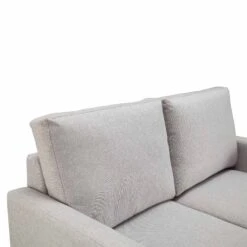 Haven Grey Fabric 2-Seater Sofa -Daals Store LVSF 169 LGREYFAB 2ST detail1
