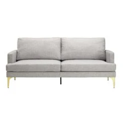 Haven Grey Fabric 3-Seater Sofa -Daals Store LVSF 169 LGREYFAB 3ST WB1