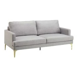 Haven Grey Fabric 3-Seater Sofa -Daals Store LVSF 169 LGREYFAB 3ST WB2