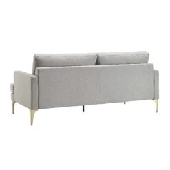 Haven Grey Fabric 3-Seater Sofa -Daals Store LVSF 169 LGREYFAB 3ST WB4