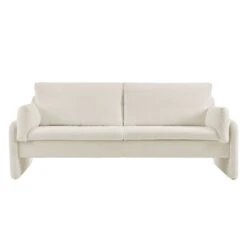 Clapham 3-Seater Ecru Boucle Sofa -Daals Store LVSF 89 ECRUBOUCLE 3ST WB1