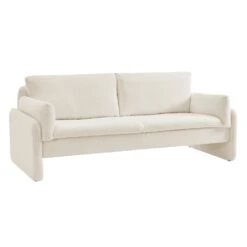 Clapham 3-Seater Ecru Boucle Sofa -Daals Store LVSF 89 ECRUBOUCLE 3ST WB2
