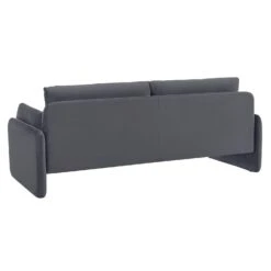 Clapham 3-Seater Grey Velvet Fabric Sofa 15 Clapham 3-Seater Grey Velvet Fabric Sofa -Daals Store LVSF 89 GREYVEL 3ST WB3