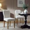Stanway Champagne Velvet Studded Dining Chairs - Set of 2 Curved Back Luxe Chairs 25 Stanway Champagne Velvet Studded Dining Chairs - Set of 2 Curved Back Luxe Chairs -Daals Store LW DCH 043 CHAMPVEL 2P main