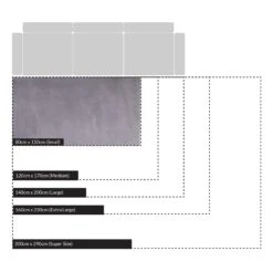 Lush Supersoft Grey Faux Fur Rug - 80 X 150 Cm -Daals Store Lush Grey 2b777f62 bc2c 4cdb 8af6 c697f45630e6