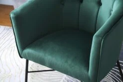 Aurelie Tub Chair In Emerald Green Velvet -Daals Store MB217GREEN scene5