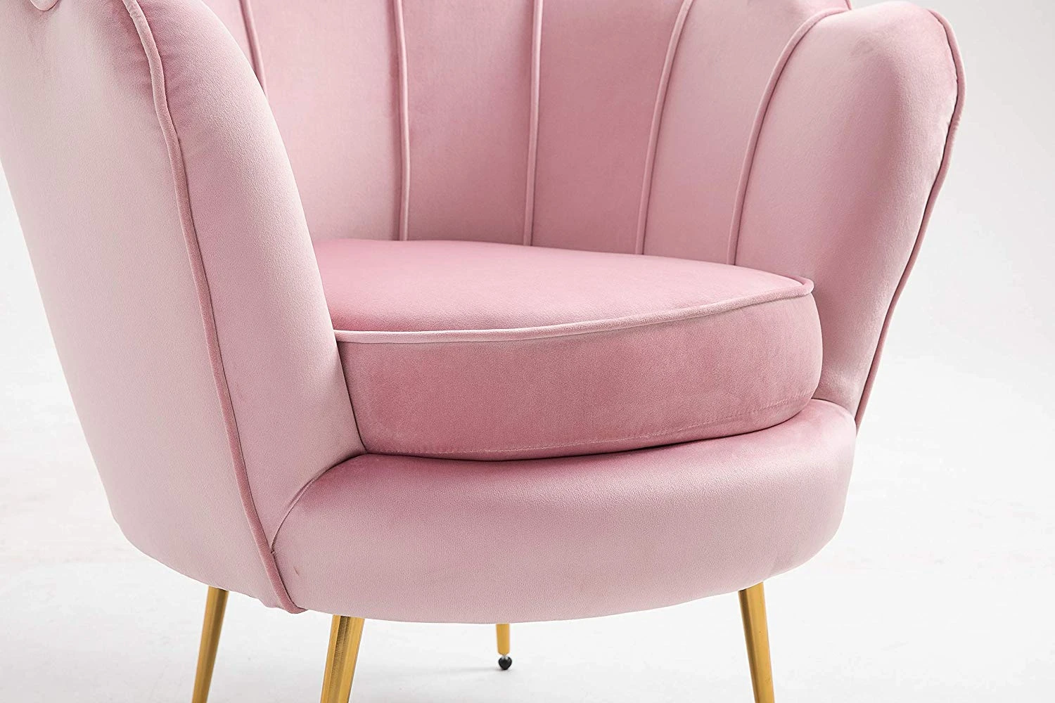 Hepburn Accent Chair In Pink Velvet 7 Hepburn Accent Chair In Pink Velvet - Image 7