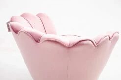 Hepburn Accent Chair In Pink Velvet 15 Hepburn Accent Chair In Pink Velvet -Daals Store MB218PINK detail3