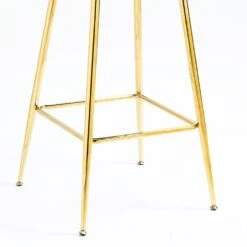 Kylie Set Of 2 Blue Velvet Bar Stools 21 Kylie Set Of 2 Blue Velvet Bar Stools -Daals Store MB222BLUEVEL P detail3