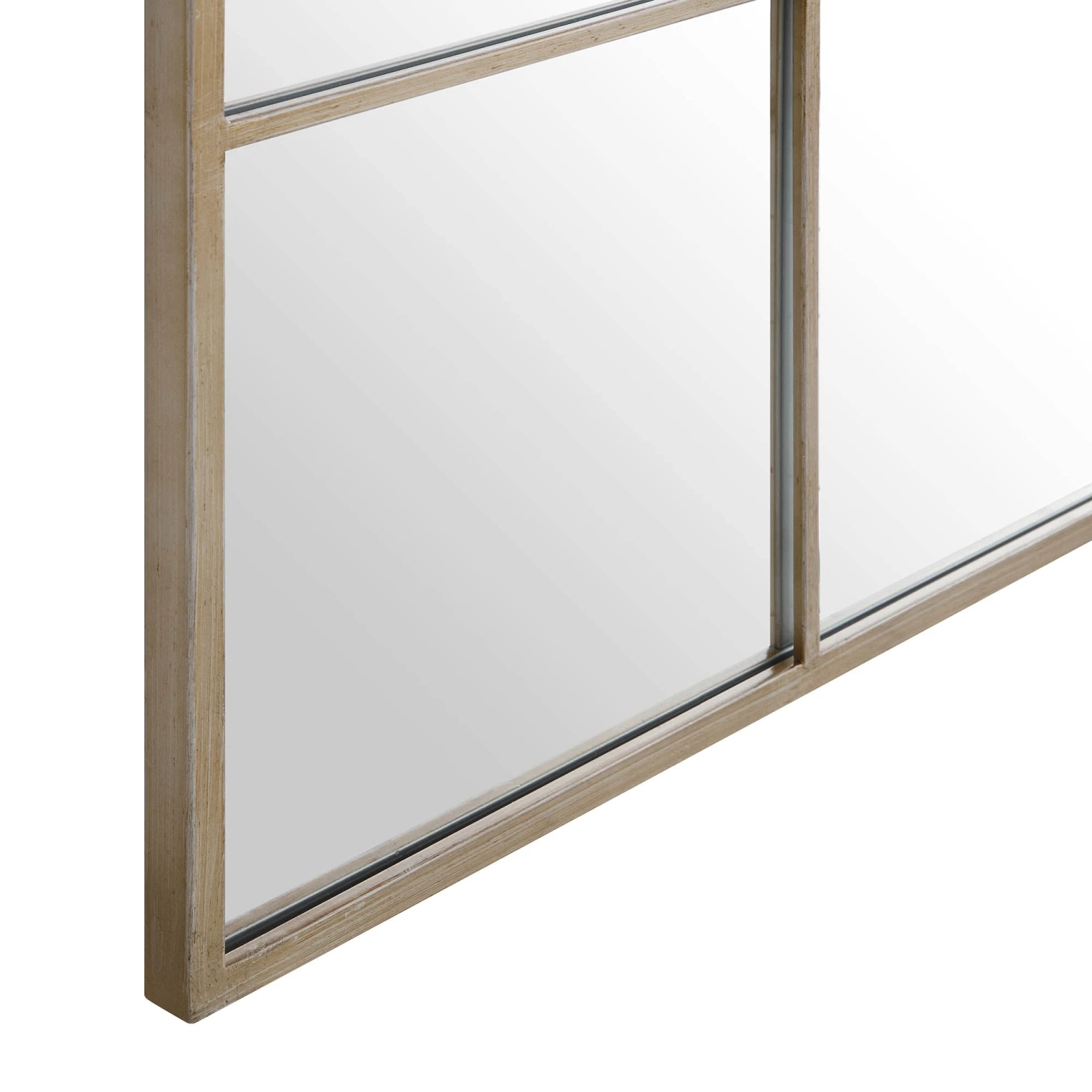 Herbert Industrial 16-Pane Metal Window Mirror β Antique Silver 120 x 120 cm Square Wall Mirror 7 Herbert Industrial 16-Pane Metal Window Mirror β Antique Silver 120 x 120 cm Square Wall Mirror - Image 7